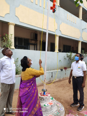 Sairam School, Thiruvarur celebrated the 75th Independence Day