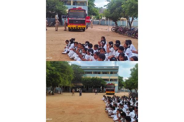 Fire Safety First Awareness Programme by Thiruvarur District Fire Officers on 23-10-2024