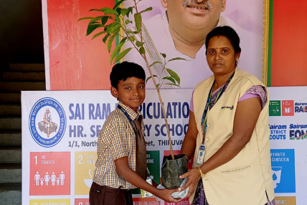 Birthday contribution for M.Saisudhan